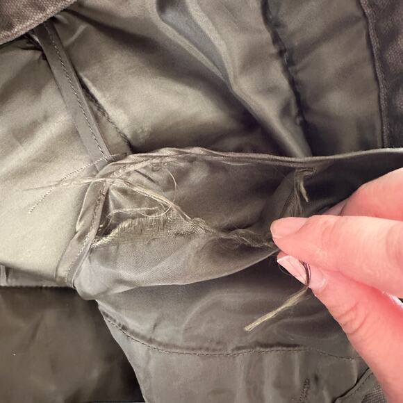 Wrangler Workwear Hooded Canvas Vest XL (46-48) Insulated Quilted Duck Flawed - Picture 6 of 8